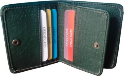 True Style Boys Green Genuine Leather, Artificial Leather Wallet(7 Card Slots)