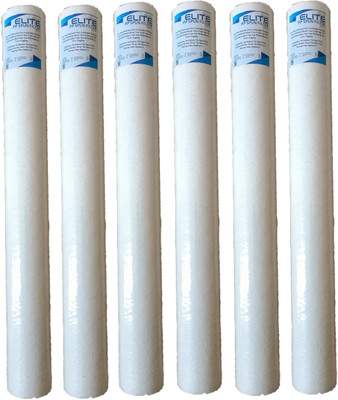 Aquawell Elite 6 Spun Filter Candle 20inch Compatible for all reqired water purifiers Solid Filter Cartridge(0.5, Pack of 6)