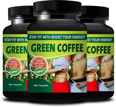 Sabates Green Coffee Pill | For Reduce Food Cravings Loose Extra Weight(Pack of 3)