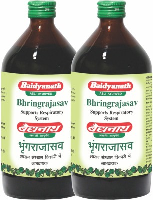 Baidyanath Bhringrajasava 450 ml Combo | Support Respiratory System -(Pack of 2)