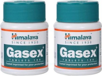 HIMALAYA Gasex Tabs 100s (pack -2)(Pack of 2)