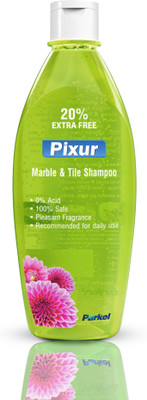 PIXUR Marble And Tile Shampoo Green Apple(600 ml)