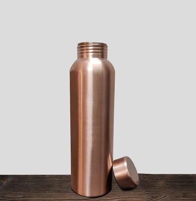Nexshop Pure Copper Leak Proof Water Bottle Ayurvedic Health Benefits 1000 ml Bottle(Pack of 1, Copper, Copper)
