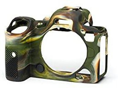 Lamkoti camera cover for canon EOS R6/R5 camera silicon protective body camera cover  Camera Bag(camouflage)