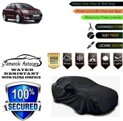 Tamanchi Autocare Car Cover For Fiat Linea Power Up 1.3 Emotion Diesel(Black)
