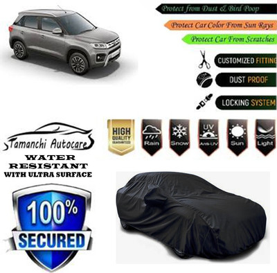 Tamanchi Autocare Car Cover For Maruti Suzuki Vitara Brezza ZXI Plus AT Petrol(Black)