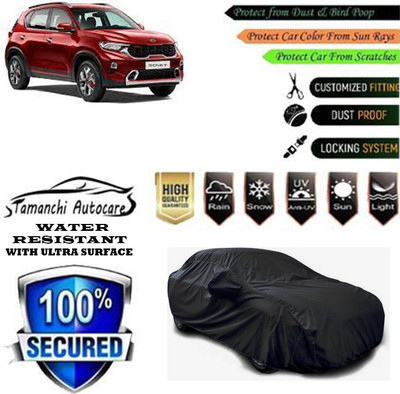 Tamanchi Autocare Car Cover For Kia Sonet(Black)