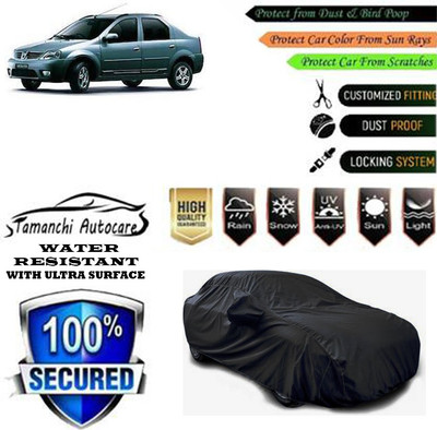 Tamanchi Autocare Car Cover For Mahindra Verito 1.5 D6 BSIV Diesel(Black)