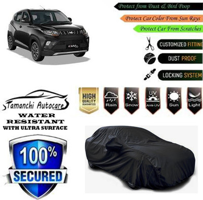 Tamanchi Autocare Car Cover For Mahindra KUV100 NXT D75 K4 Plus Diesel(Black)