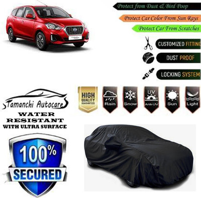 Tamanchi Autocare Car Cover For Datsun GO Plus T Option(Black)