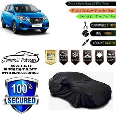 Tamanchi Autocare Car Cover For Datsun Go Plus A Option Petrol(Black)