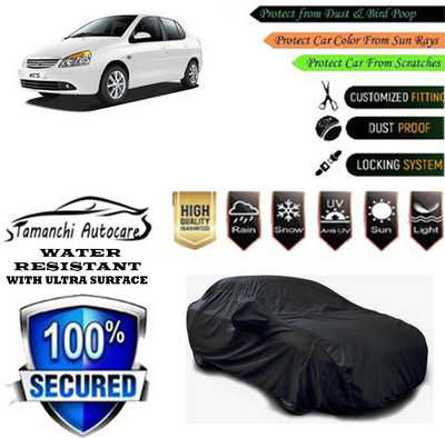 Tamanchi Autocare Car Cover For Tata Indigo eCS LX TDI BS III(Black)