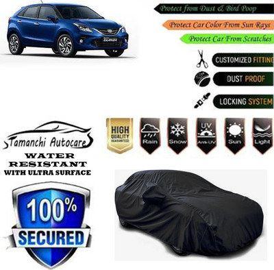 Tamanchi Autocare Car Cover For Toyota Glanza(Black)