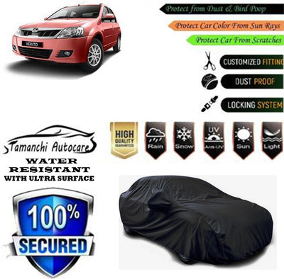 Tamanchi Autocare Car Cover For Mahindra Verito 1.5 D2(Black)