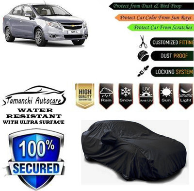 Tamanchi Autocare Car Cover For Chevrolet Sail 1.3TCDi(Black)