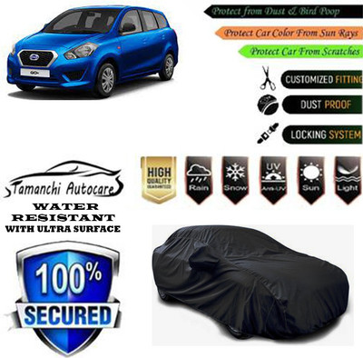 Tamanchi Autocare Car Cover For Datsun GO Plus T(Black)