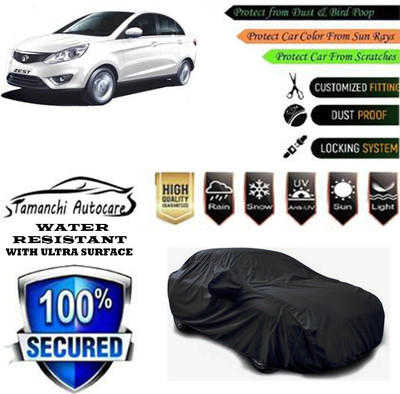 Tamanchi Autocare Car Cover For Tata Zest Revotron 1.2T XE Petrol(Black)