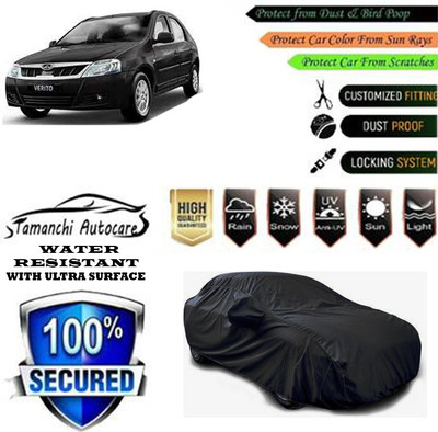 Tamanchi Autocare Car Cover For Mahindra Verito 1.5 D6(Black)