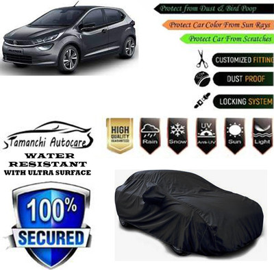 Tamanchi Autocare Car Cover For Tata Altroz XZ Option Petrol(Black)