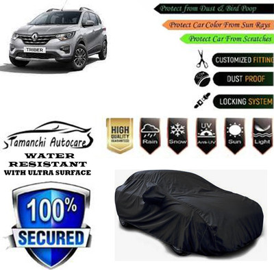 Tamanchi Autocare Car Cover For Renault Triber RXE Petrol(Black)