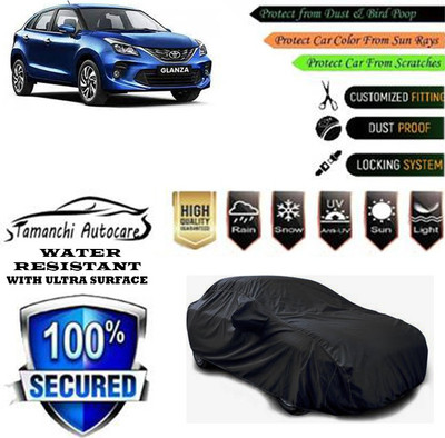 Tamanchi Autocare Car Cover For Toyota Glanza V(Black)