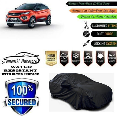 Tamanchi Autocare Car Cover For Tata Nexon XZA Plus DT Roof (O) Diesel AMT(Black)