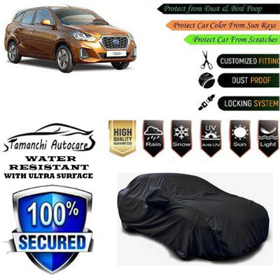 Tamanchi Autocare Car Cover For Datsun GO Plus D(Black)
