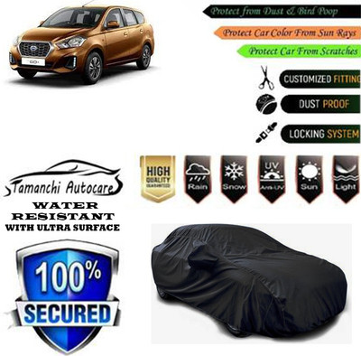 Tamanchi Autocare Car Cover For Datsun GO Plus A(Black)