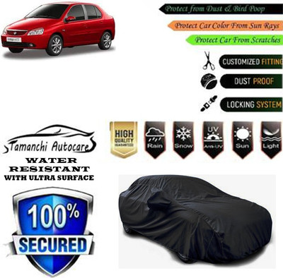 Tamanchi Autocare Car Cover For Tata Indigo eCS LS (TDI) BS III(Black)