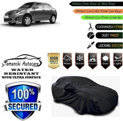 Tamanchi Autocare Car Cover For Maruti Suzuki Swift Dzire LXI Option(Black)