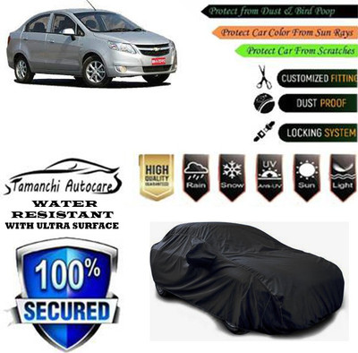 Tamanchi Autocare Car Cover For Chevrolet Sail 1.3TCDi LS ABS(Black)