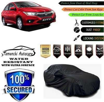 Tamanchi Autocare Car Cover For Honda City ZX MT Petrol(Black)
