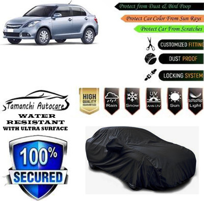 Tamanchi Autocare Car Cover For Maruti Suzuki Swift Dzire LXI 1.2 Petrol(Black)