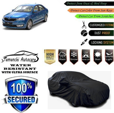 Tamanchi Autocare Car Cover For Skoda Rapid 1.5 TDI Active Diesel(Black)