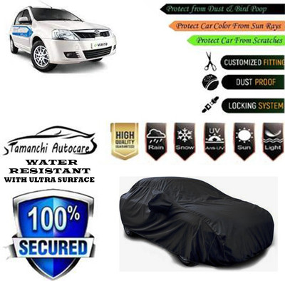 Tamanchi Autocare Car Cover For Mahindra E Verito D2 Electric(Black)