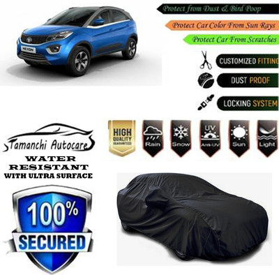 Tamanchi Autocare Car Cover For Tata Nexon XZA Plus DT Roof (O) AMT Petrol(Black)