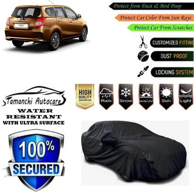Tamanchi Autocare Car Cover For Datsun Go Plus T VDC Petrol(Black)