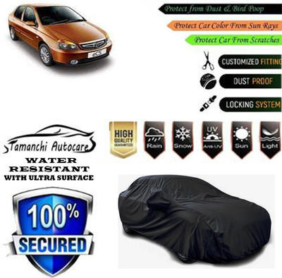 Tamanchi Autocare Car Cover For Tata Indigo eCS GLS(Black)