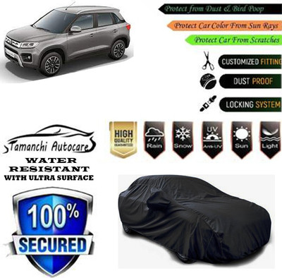 Tamanchi Autocare Car Cover For Maruti Suzuki Vitara Brezza LDi(Black)