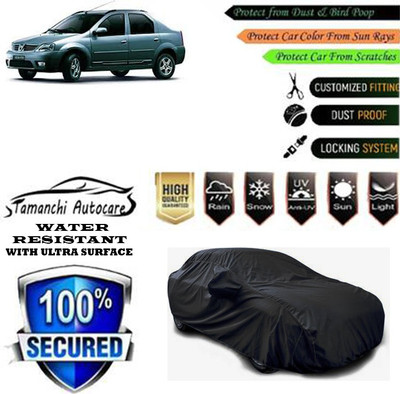 Tamanchi Autocare Car Cover For Mahindra Logan 1.5 DCI DLX(Black)