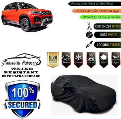 Tamanchi Autocare Car Cover For Maruti Suzuki Vitara Brezza(Black)