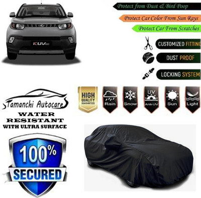 Tamanchi Autocare Car Cover For Mahindra KUV100(Black)