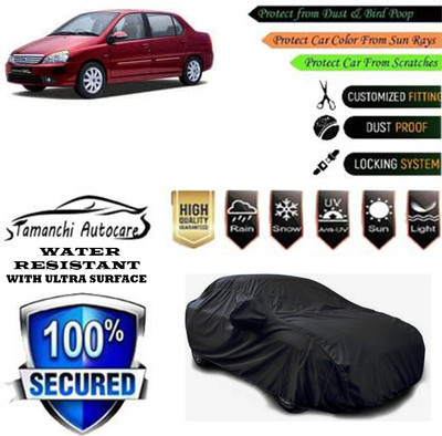 Tamanchi Autocare Car Cover For Tata Indigo eCS eVX(Black)