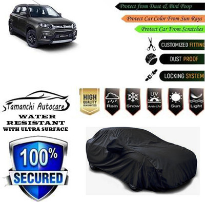 Tamanchi Autocare Car Cover For Maruti Suzuki Vitara Brezza ZDi Plus Dual Tone Diesel(Black)