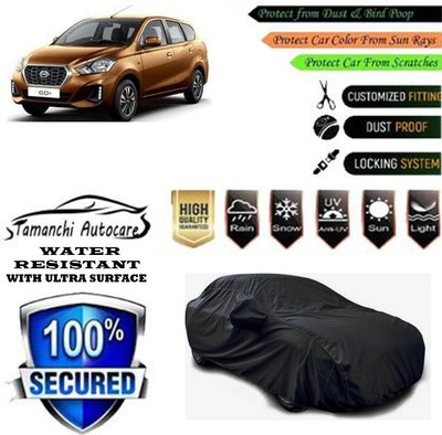 Tamanchi Autocare Car Cover For Datsun Go Plus T Option CVT Petrol(Black)