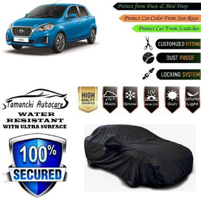 Tamanchi Autocare Car Cover For Datsun Go Plus T CVT Petrol(Black)