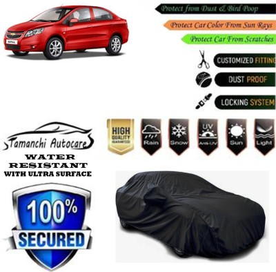 Tamanchi Autocare Car Cover For Chevrolet Sail 1.3TCDi LT ABS(Black)