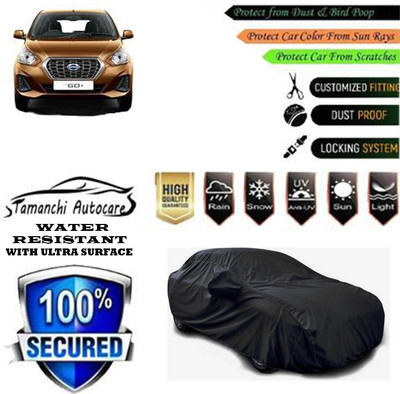 Tamanchi Autocare Car Cover For Datsun Go Plus T Option VDC Petrol(Black)