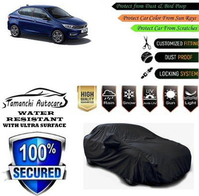 Tamanchi Autocare Car Cover For Tata Tigor(Black)