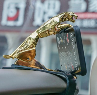 Extremus Car Mobile Holder for Dashboard, Clip(Golden)